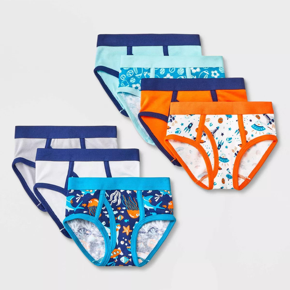 Toddler Boys' 7pk Sharks Printed Briefs - Cat & Jack™ Blue 4T | Target