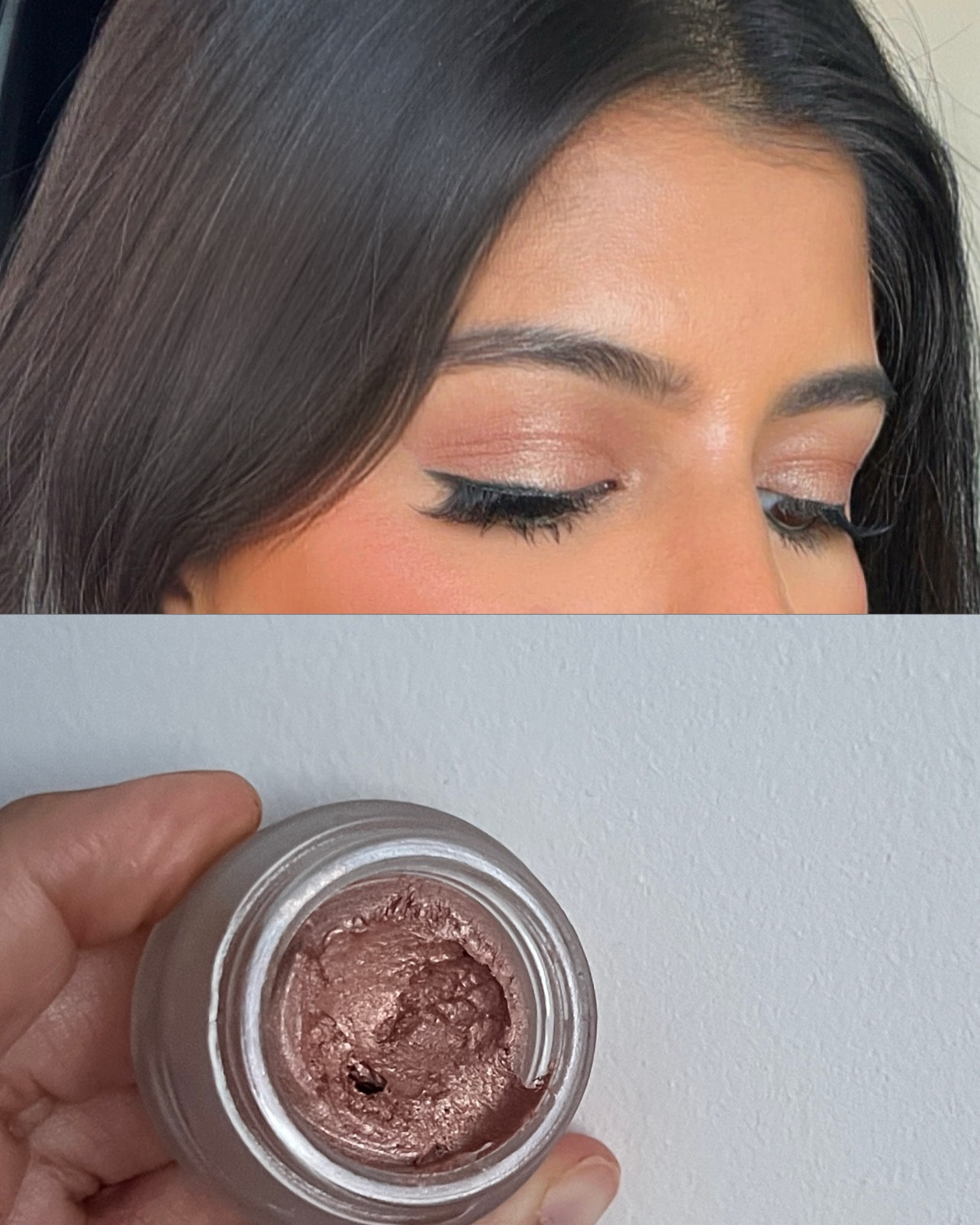 the quickest eyeshadow in shade CHAMPAGNE  that blends so easily and doesn't take long! and my favourite natural lashes 




#LTKbeauty