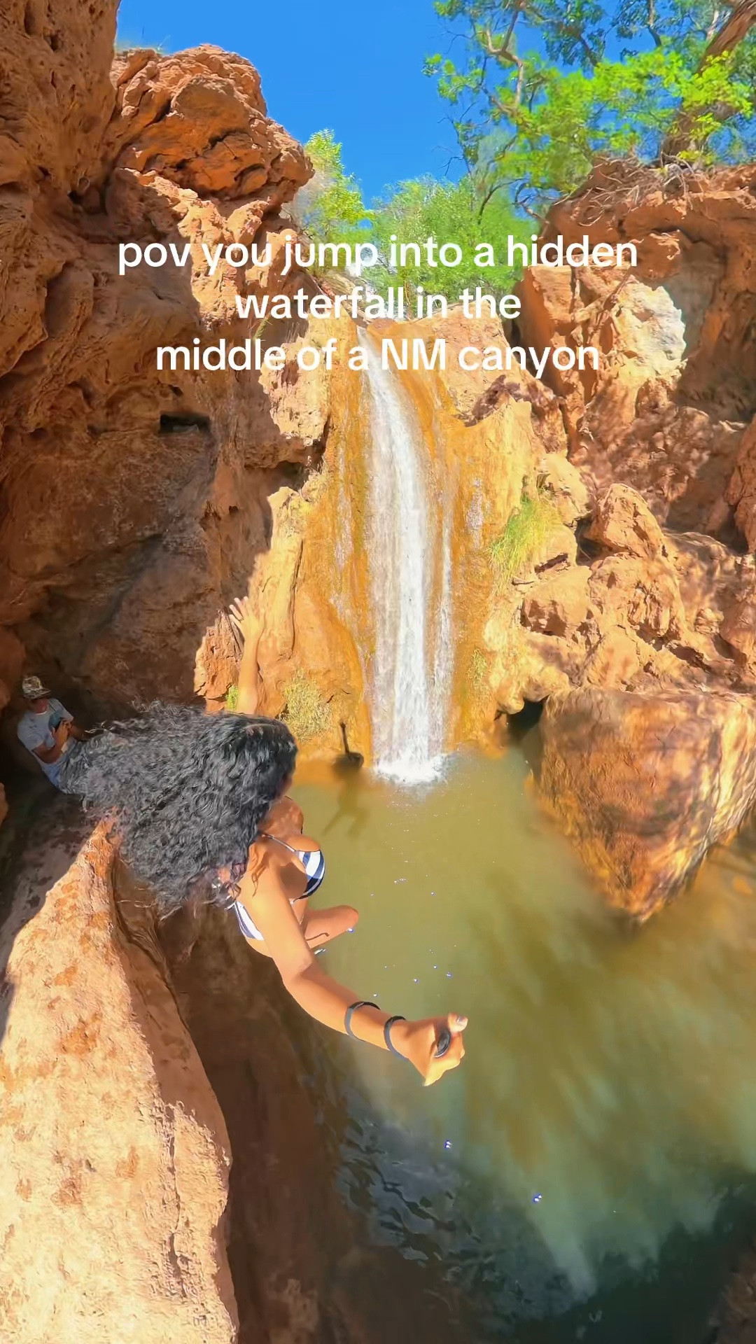 Jumping into waterfalls has never been easier or more fun to create content from as long as you have the @insta360 x5! 
This is my current favorite gadget to film with, and I absolutely love that you can never film with any wrong angles!
#insta360 #travel #summer #vacation￼￼

#LTKTravel #LTKSwim #LTKPetite