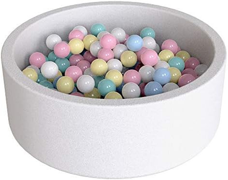 Wonder Space Deluxe Kids Round Ball Pit, Premium Handmade Kiddie Balls Pool, Soft Indoor Outdoor ... | Amazon (US)