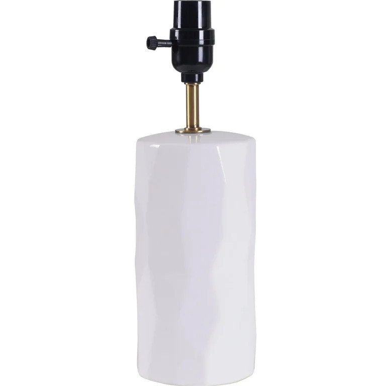 Mainstays White Ceramic Table Lamp, 17"H | Walmart (US)