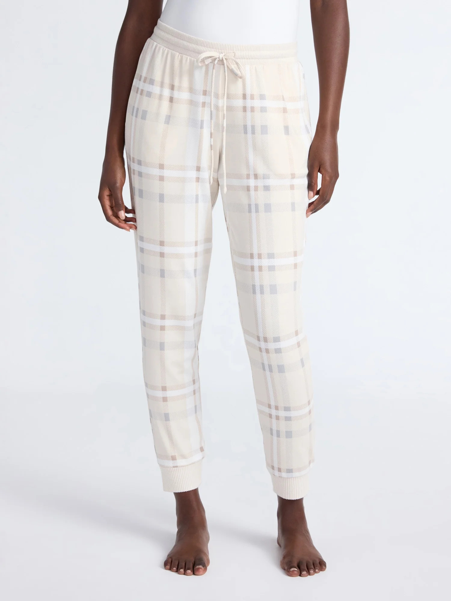 Joyspun Women's Cozy Lounge Collection Hacci Knit Sleep Joggers, 29'' Inseam, Sizes XS-3X | Walmart (US)