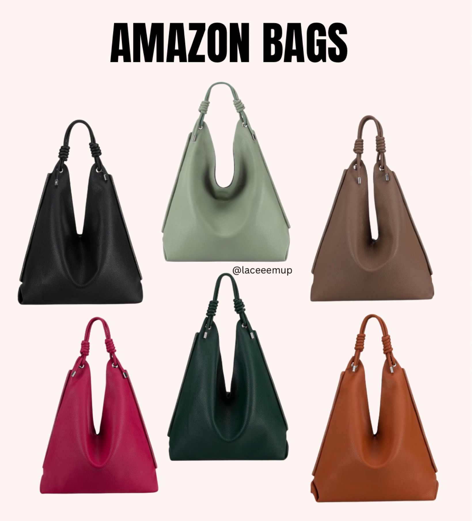 Hobo slouchy handbag shoulder bag tot style knotted oversized purse #amazonbags #hobobag #amazondeals 

#LTKstyletip #LTKitbag #LTKsalealert