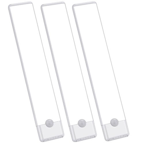 YLXS Motion Sensor Under Cabinet Lights, 3-Pack, Cool White, 8 inch | Amazon (US)