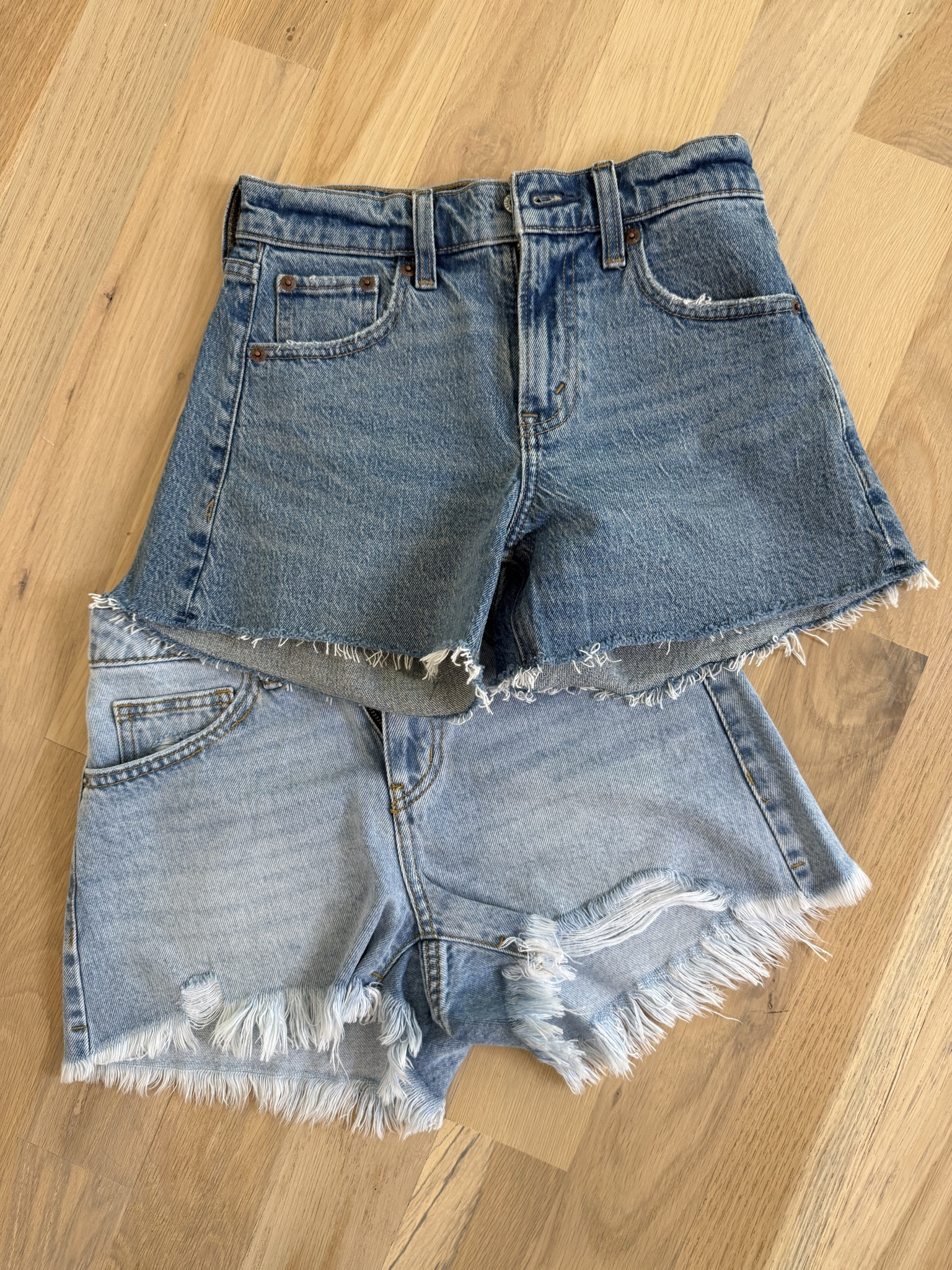 Denim shorts size 23 or 00 

#LTKPetite #LTKootd