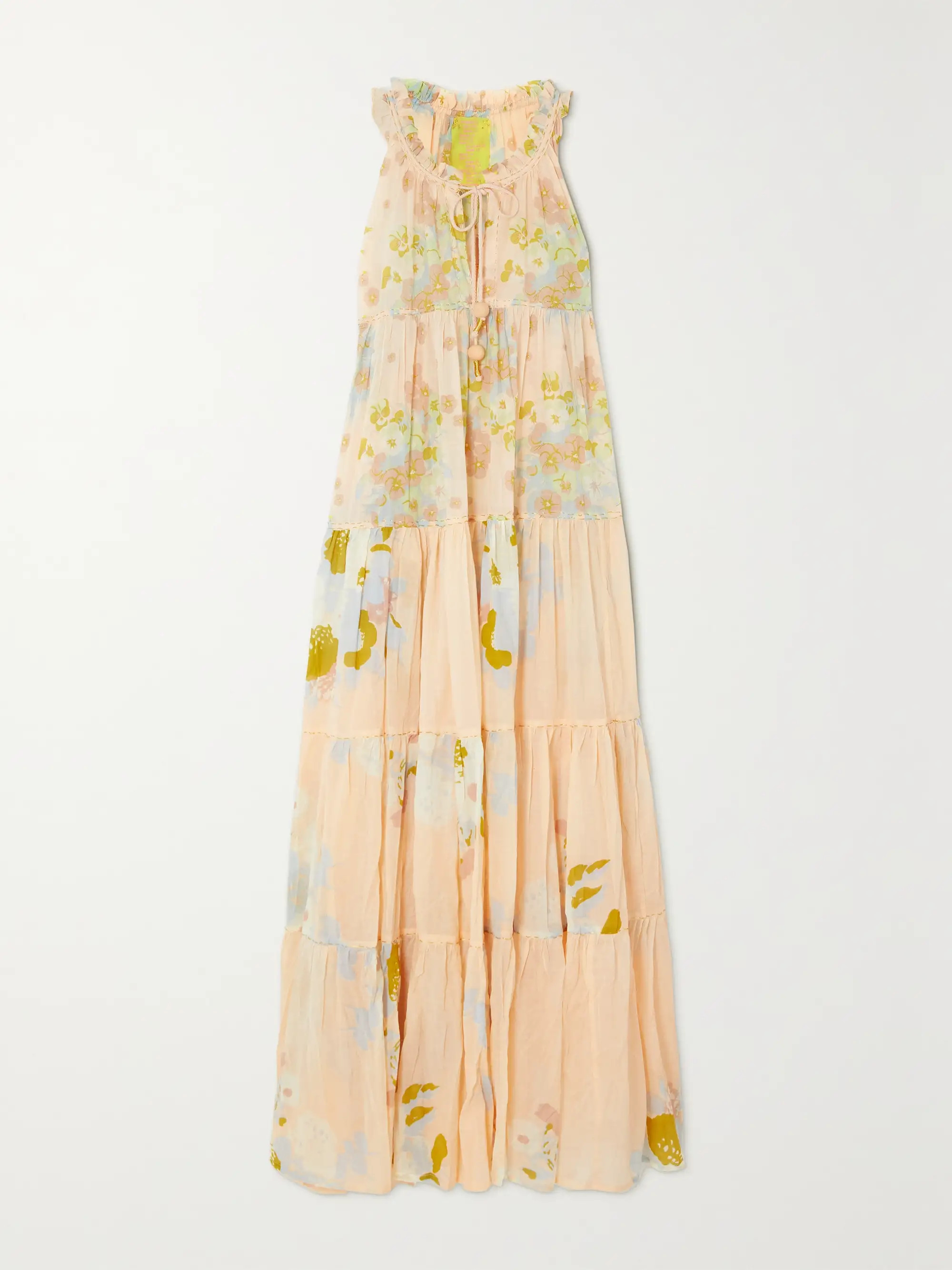Hippy tiered floral-print cotton-voile maxi dress | NET-A-PORTER (US)