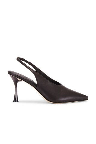 Razor Slingback 90 Heel in Chocolate | Revolve Clothing (Global)