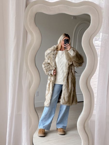 Winter outfit idea #furcoat #winteroutfit 

#LTKfindsunder100 #LTKfindsunder50 #LTKSeasonal