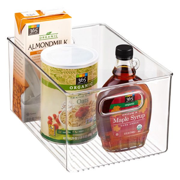 iDESIGN Linus X-Large Pantry Bin Clear | The Container Store