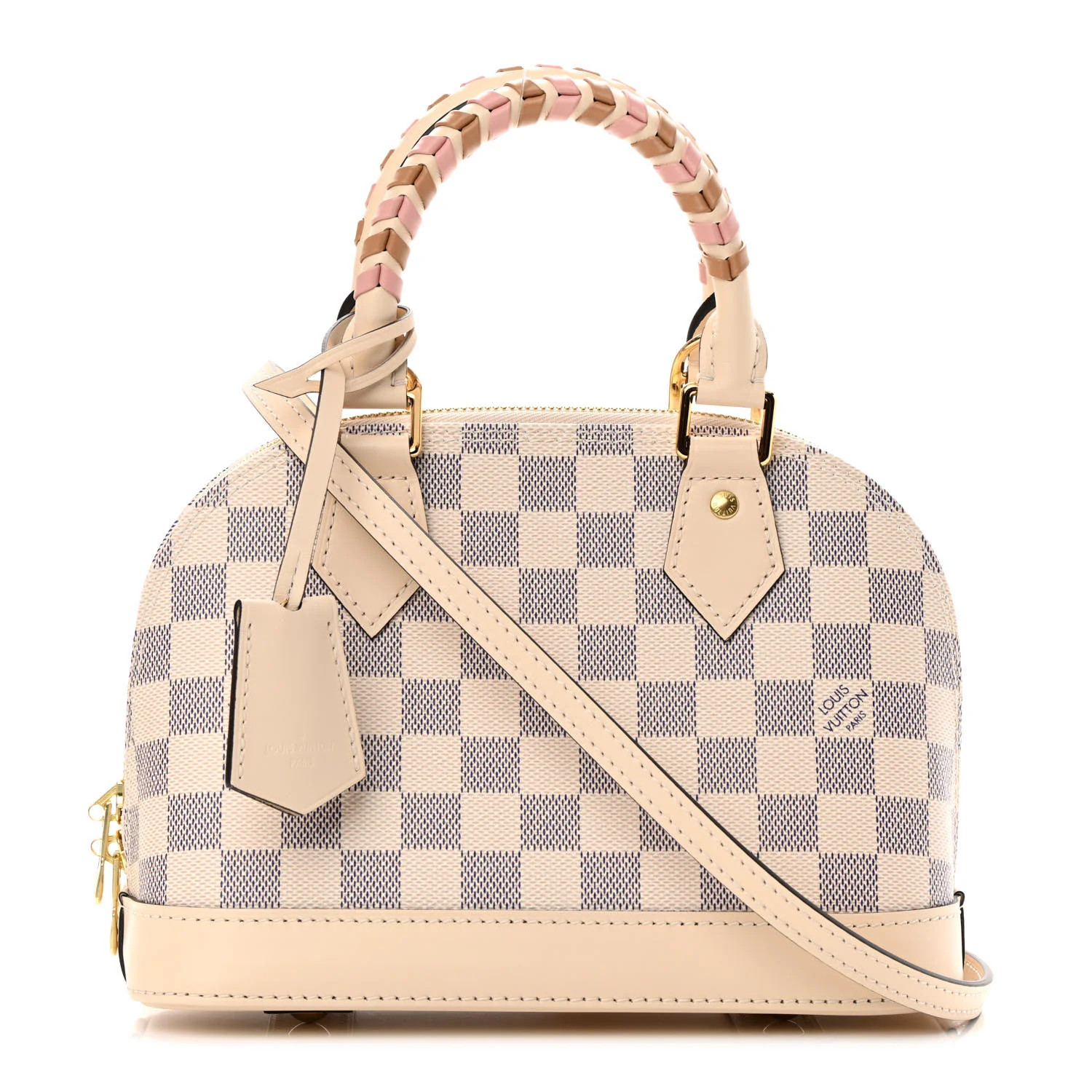 LOUIS VUITTON Damier Azur Braided Alma BB | FASHIONPHILE (US)