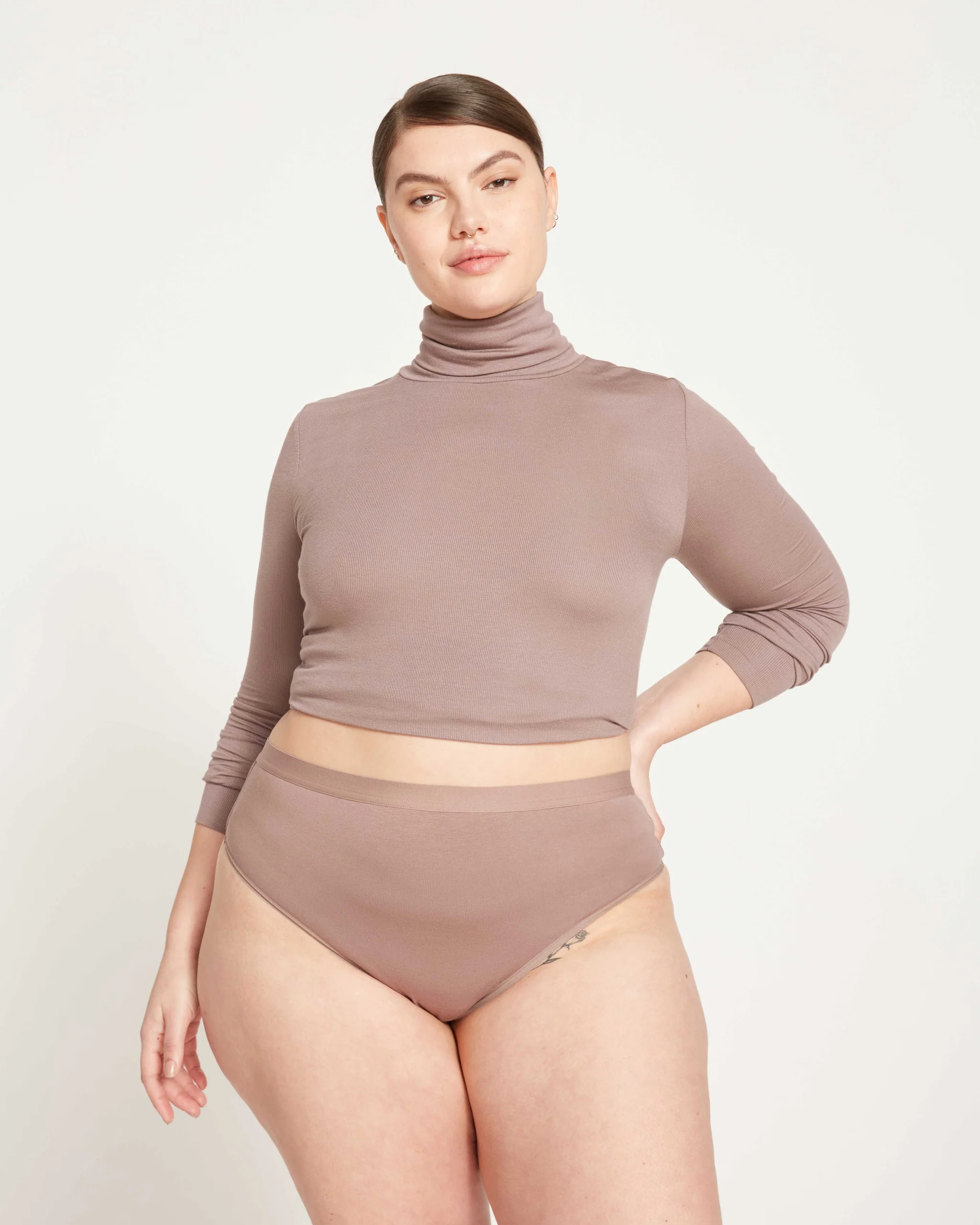 UltimateS High Rise Thong - Nutmeg | Universal Standard