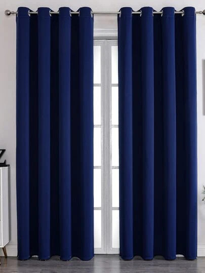 Plain Single Panel Blackout Curtain | SHEIN