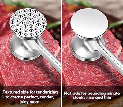 Aliglow Meat Tenderizer Hammer Tool Mallet Pounder for Kitchen Tenderizing Steak Beef Poultry | Amazon (US)