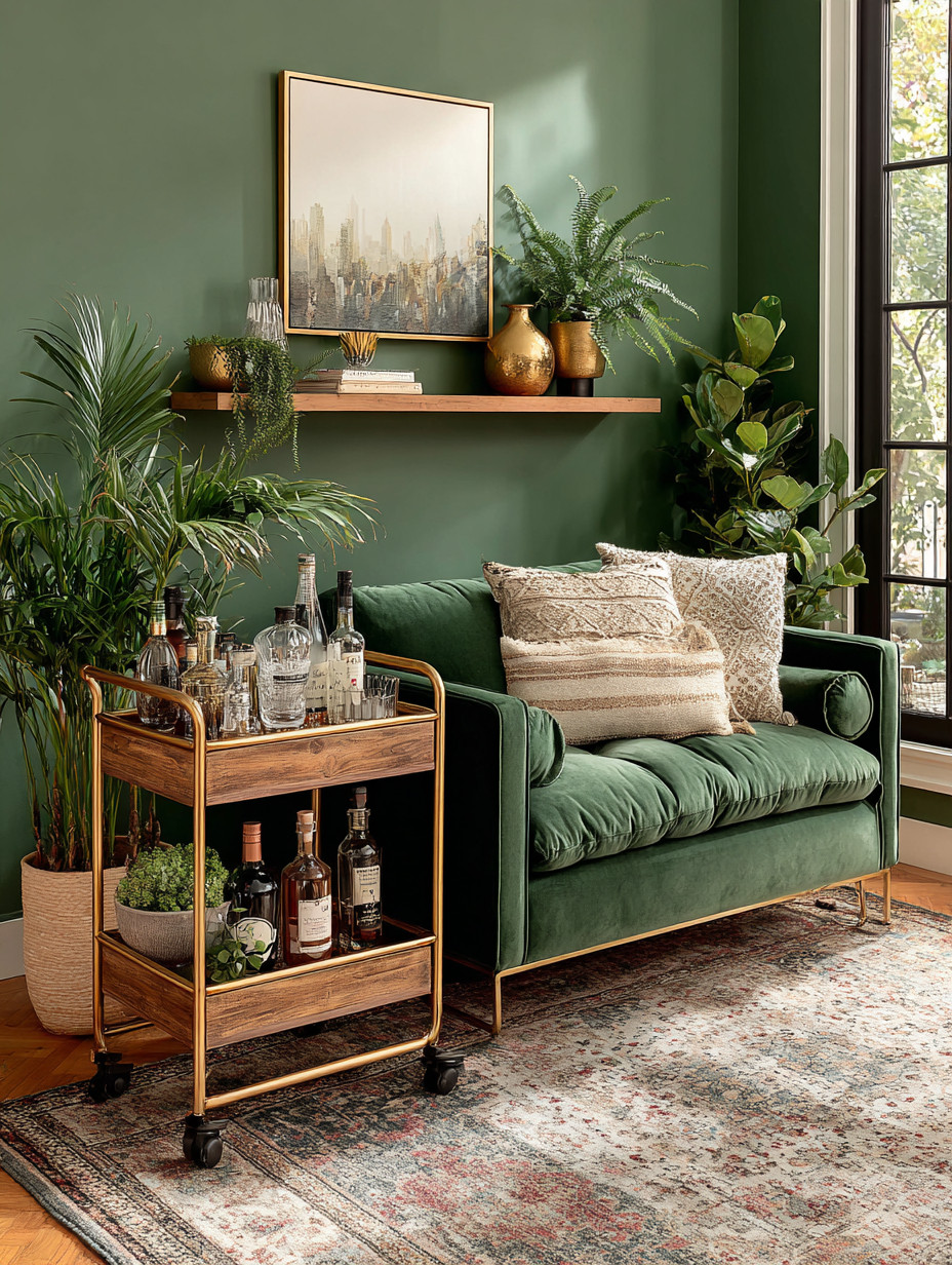 This is your sign to create a moment in your home.

A velvet lounge chair paired with a chic bar cart is quickly becoming one of the most loved styling combinations—and for good reason.

It’s not just decor. It’s a lifestyle.

A place to unwind, pour a drink, read a book, or simply pause at the end of the day.

Choose your tone—emerald green, sage, burgundy, taupe, or classic neutrals—and pair it with a warm wood and gold bar cart to complete the look.

All you need is a small corner—living room, bedroom, or even near a window—and you’ve created your own elegant retreat.

We’ve linked multiple options for both the chairs and bar carts in this edit.

#homedecor #barcartstyling #livingroomideas #quietluxury 

 #LTKHome