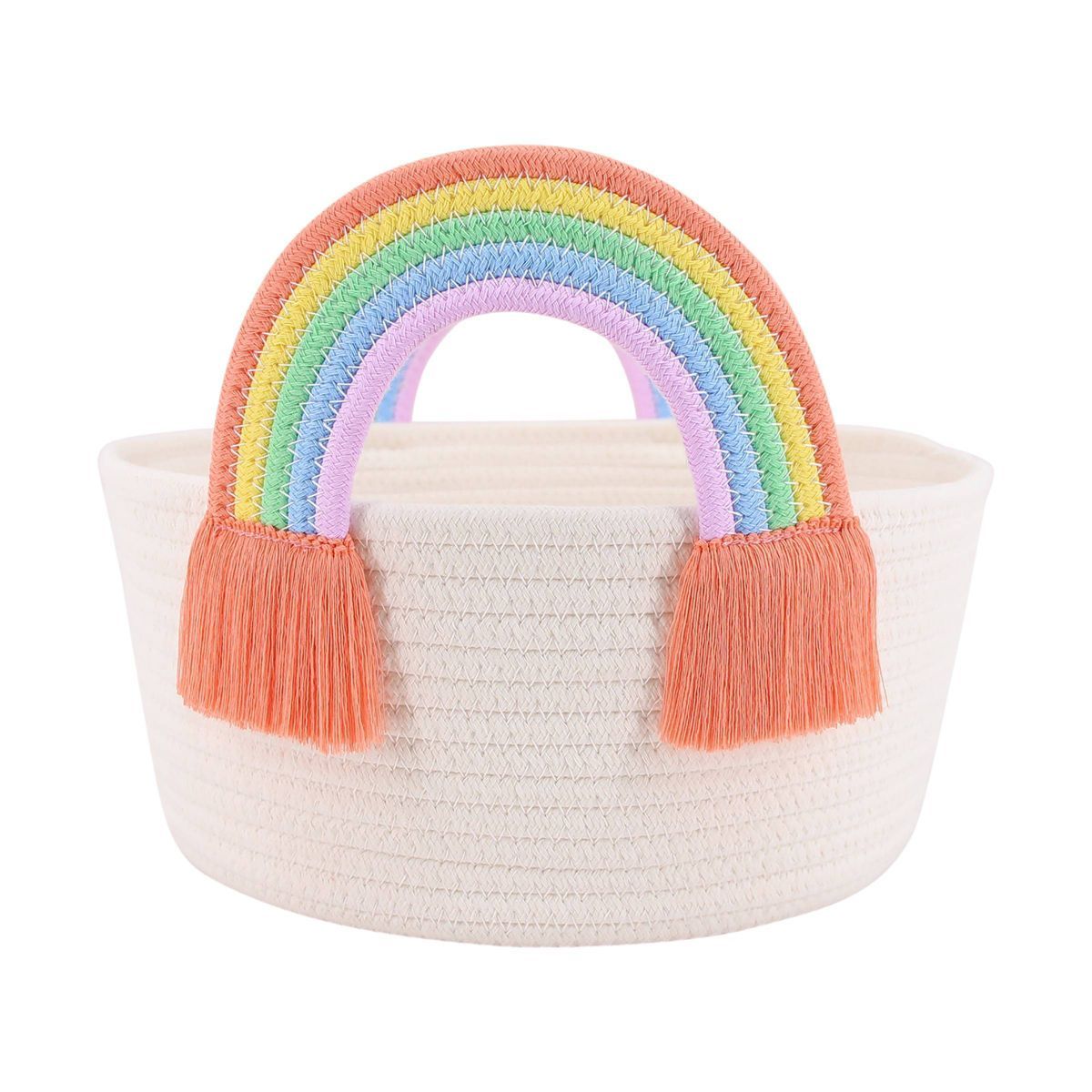 Round Rope Decorative Rainbow Easter Basket - Spritz™ | Target