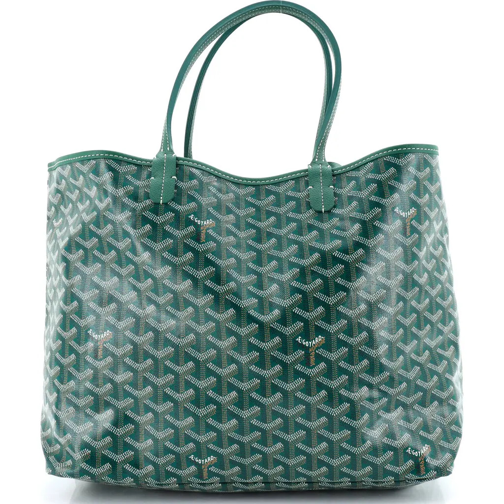Pre-Owned Goyard Saint Louis Tote Coated Canvas PM in Green at Nordstrom, Size Medium | Nordstrom
