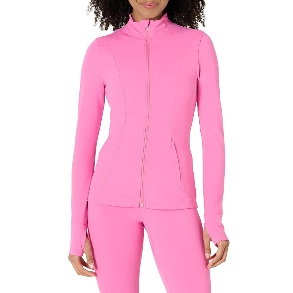 Amazon Essentials Women's Active FormFlex Buttery Soft Slim Fit Full Zip Jacket | Amazon (US)