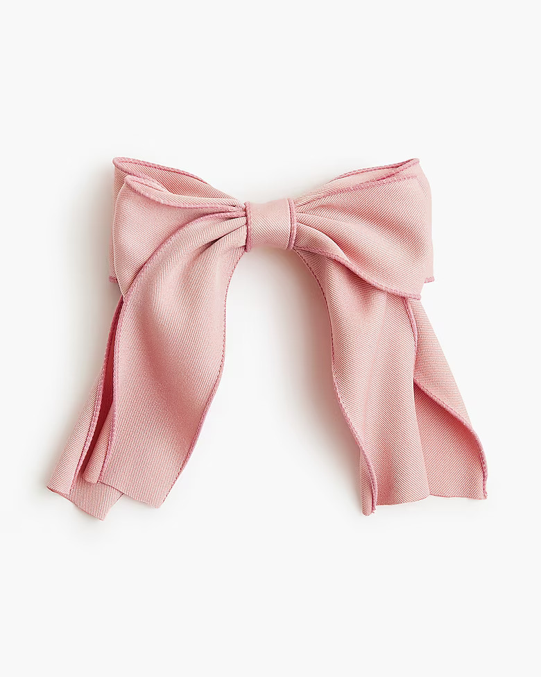 Two-tone bow barrette | J.Crew Factory