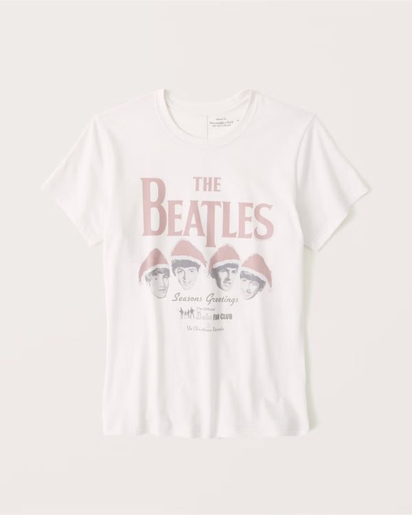 Relaxed Holiday Beatles Band Tee | Abercrombie & Fitch (US)