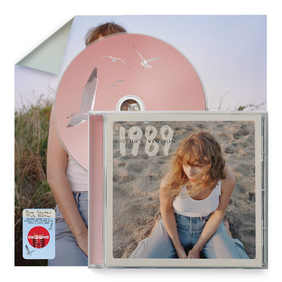 Taylor Swift - 1989 (Taylor's Version) Rose Garden Pink Deluxe Poster Edition (Target Exclusive, ... | Target
