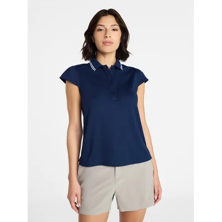 Avia Women's Golf Polo with Short Sleeves, Sizes XS-XXXL | Walmart (US)