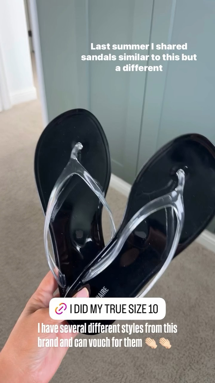 I have several different styles from this brand and can vouch for them 👏🏻👏🏻 

Did my true size 10

Jelly shoes, sandals, spring outfit, summer style, flip flops, Amazon find

#LTKstorytime #LTKSwim #LTKSaleAlert