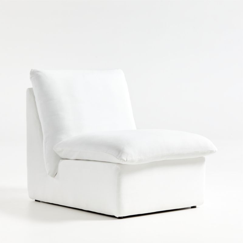 Patty Armless Accent Chair by Leanne Ford + Reviews | Crate & Barrel | Crate & Barrel