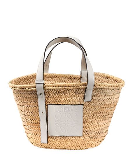 Loewe Woven Palm Basket Tote Bag | Neiman Marcus
