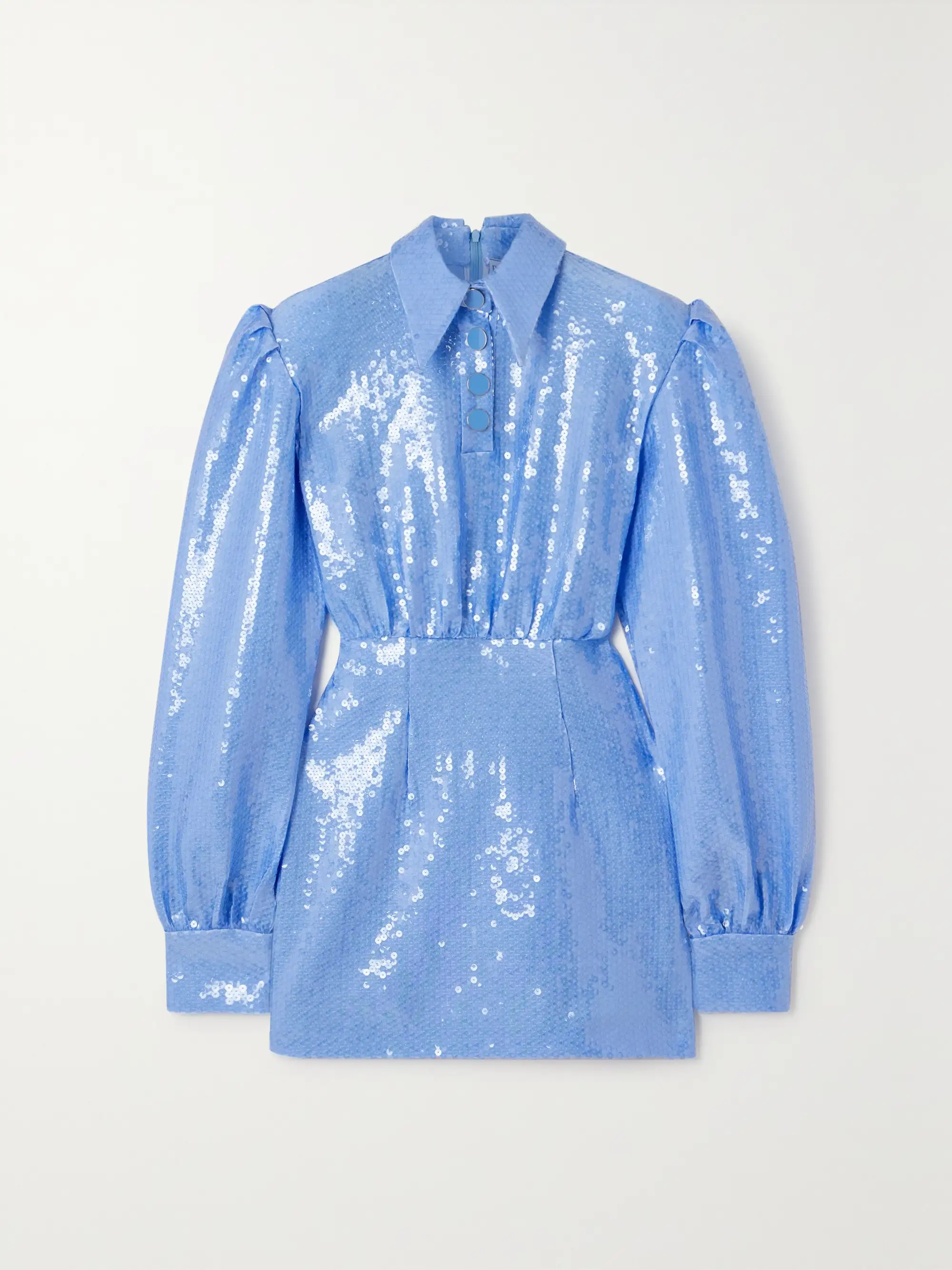 Sequined satin mini dress | NET-A-PORTER (US)