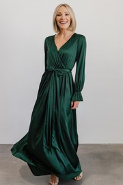 Holly Satin Maxi Dress | Baltic Born