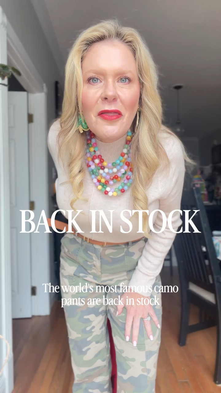 BACK IN STOCK and yes… they’re from Walmart. 👀

These camo pants are the pair everyone asks me about. They’re comfy, flattering, and the easiest way to make a basic outfit look styled. I throw them on with a simple sweater or tee and suddenly the whole look feels cool again.

Proof that great style doesn’t have to be expensive.

Comment CAMO and I’ll send you the link. 🖤

#WalmartFashion #CamoPants #LookForLess #StyleOver50 #AffordableFashion
