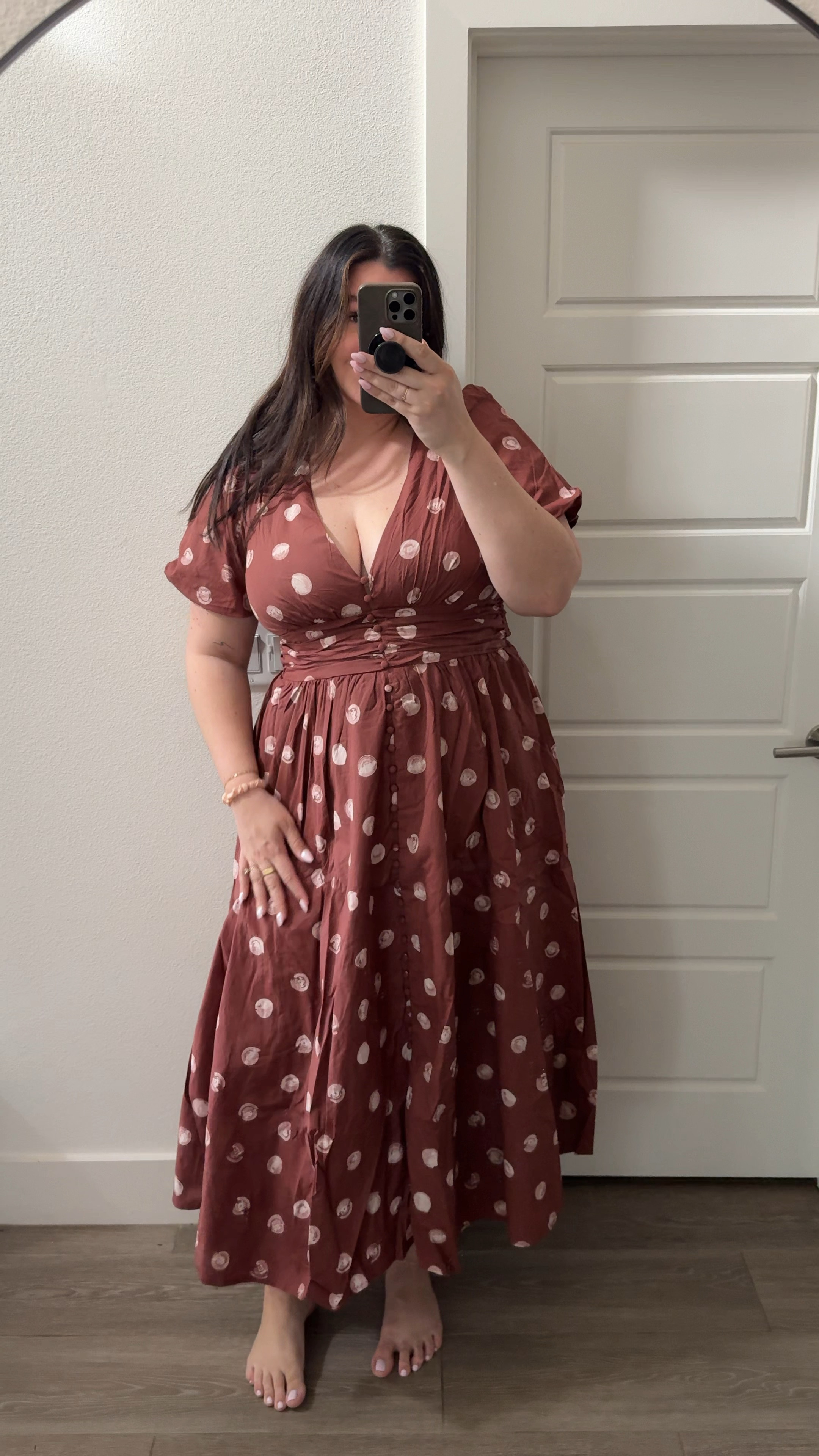 this is the perfect spring dress!! fits so well and the quality is amazing! wearing size xl 🤎

#LTKSeasonal #LTKmidsize #LTKstyletip