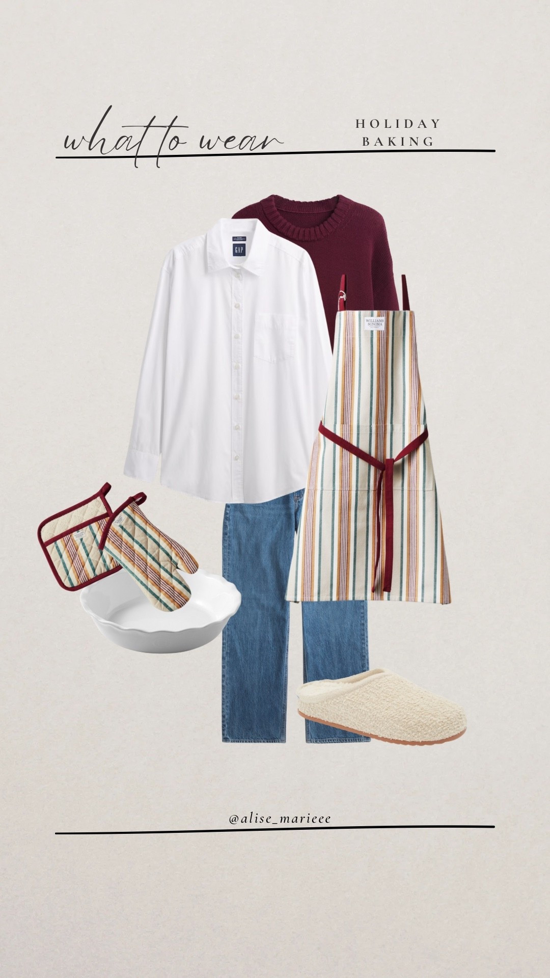 What to wear for holiday baking!

#LTKHoliday #LTKSeasonal #LTKGiftGuide