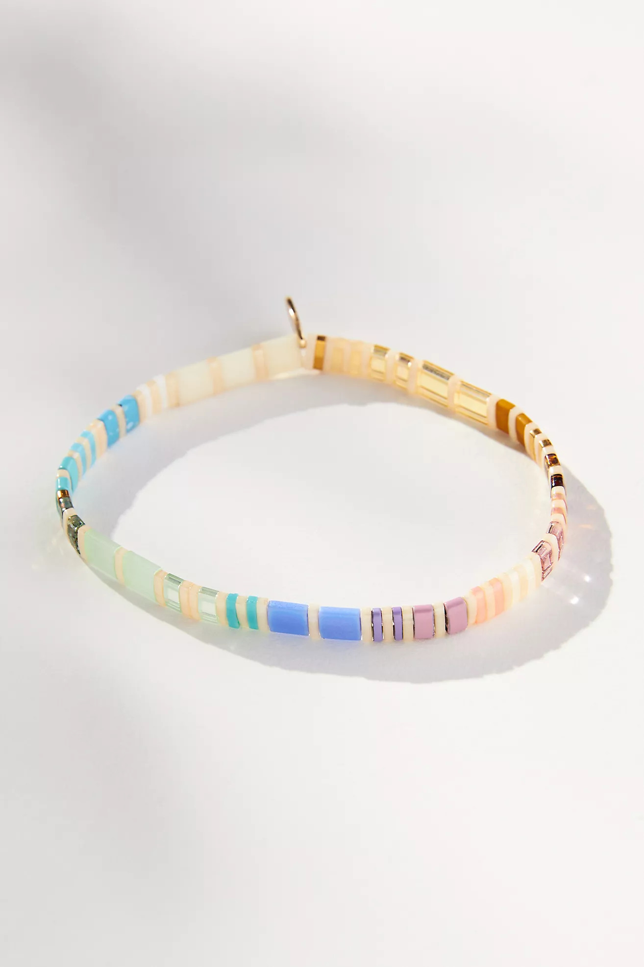 Colorful Beaded Chicklet Bracelet | Anthropologie (US)