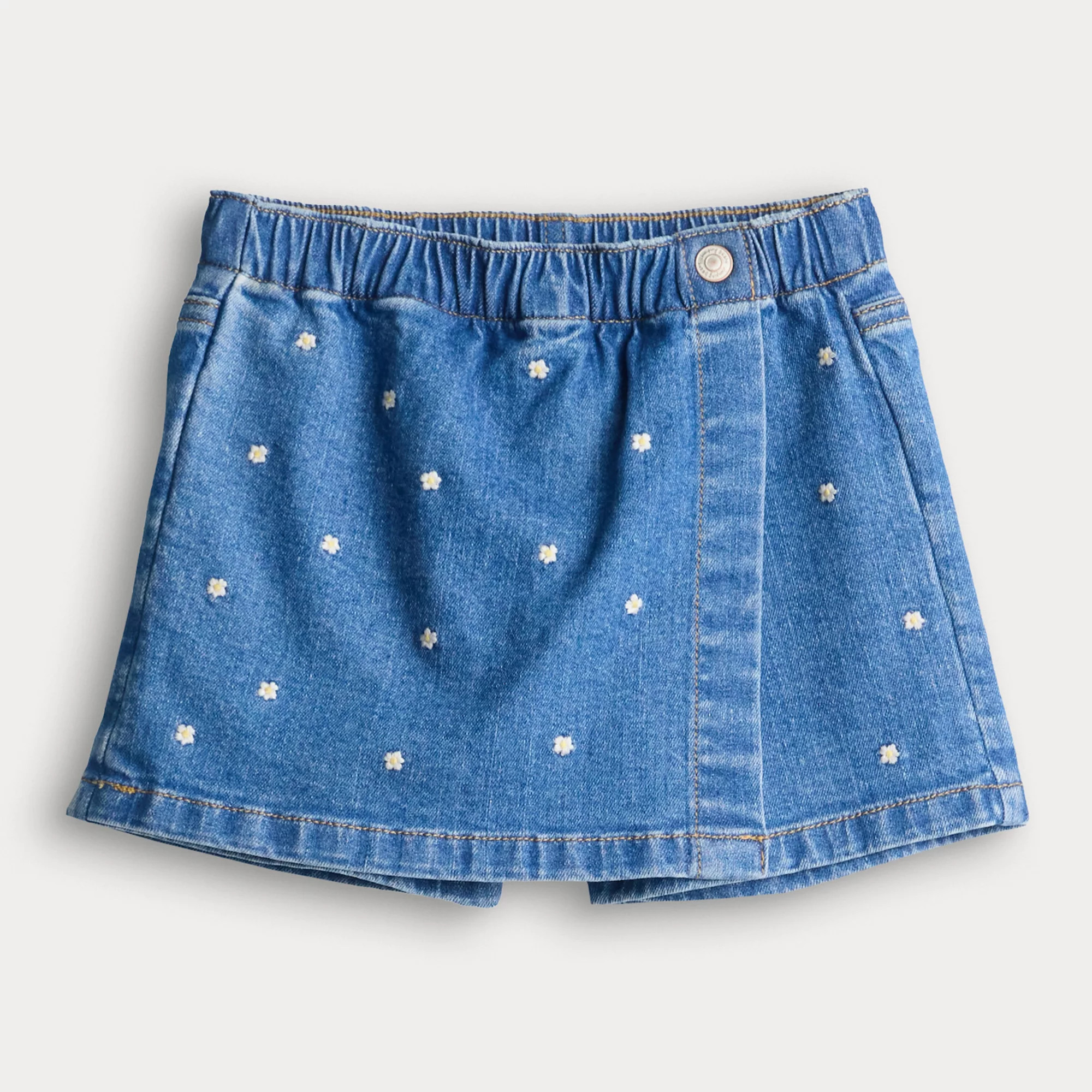 Girls 4-12 Jumping Beans® Embroidery Denim Skort | Kohl's
