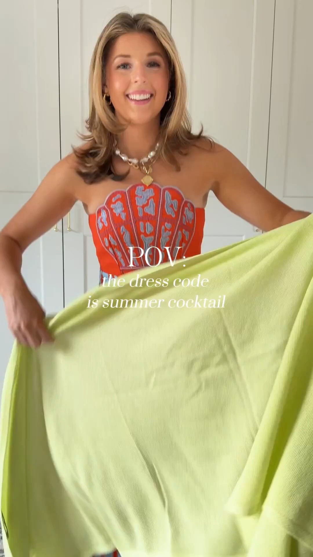 Dress code: summer cocktail! Wearing an XS/2 in these dresses - last dress is from my small brand Martelle 🥰 shop at martelledesign.com !