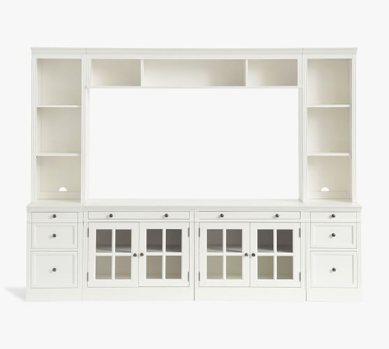 Livingston 7-Piece Entertainment Center (105"-140") | Pottery Barn (US)