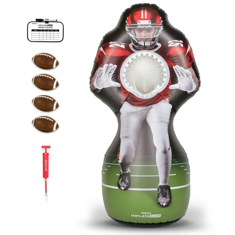 GoSports Inflataman Football Challenge - Inflatable Receiver Touchdown Toss Game | Walmart (US)