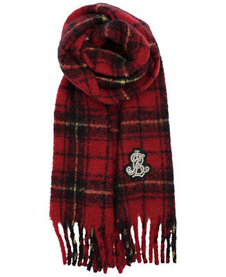 Brushed Lofty Crystal Patch Scarf | Macy's