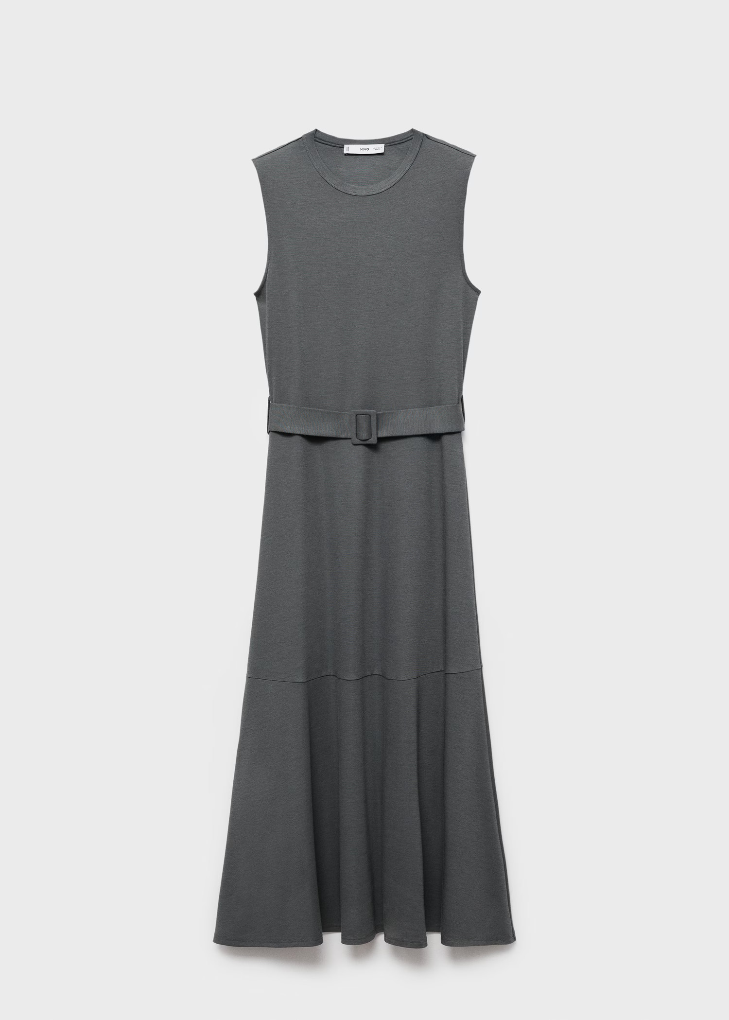 Belt midi dress - Women | MANGO United Kingdom | MANGO (UK)