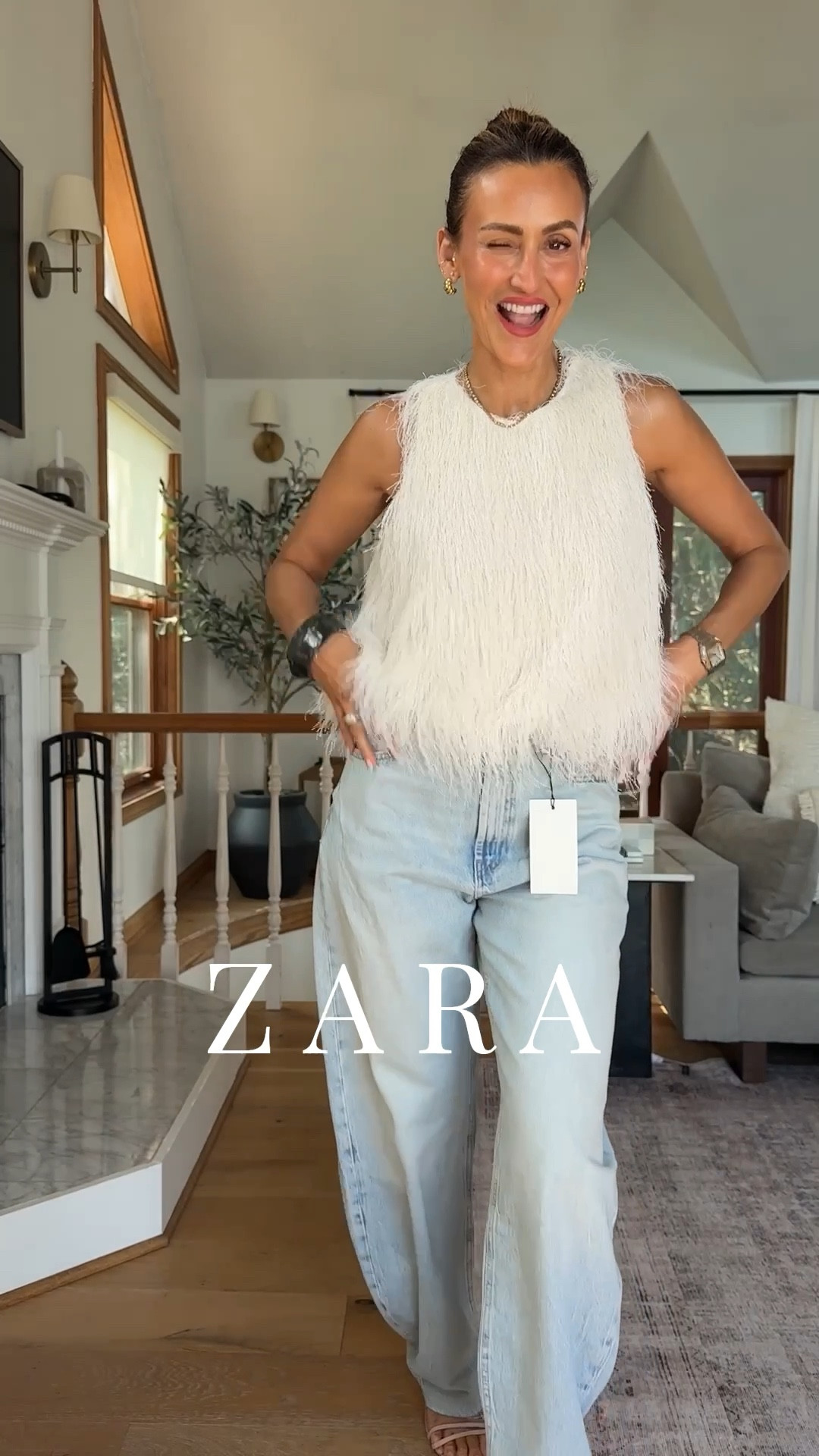 Zara Haul Vol. 11 - the jackets are a whole vibe of their own! Keeping them all 🙌🏽✨

Comment ZARA and I’ll send you a DM with all of the links to shop 💫 you can always check my stories for direct links, highlights or shop via link in my bio! 

Zara barrel jeans, fringe top, oversized bomber jackets, linen cropped pants, cow hide sandals, Zara haul 

All size 4 jeans and small jackets - most pieces under $100 all under $150 


#LTKStyleTip #LTKFindsUnder50 #LTKFindsUnder100