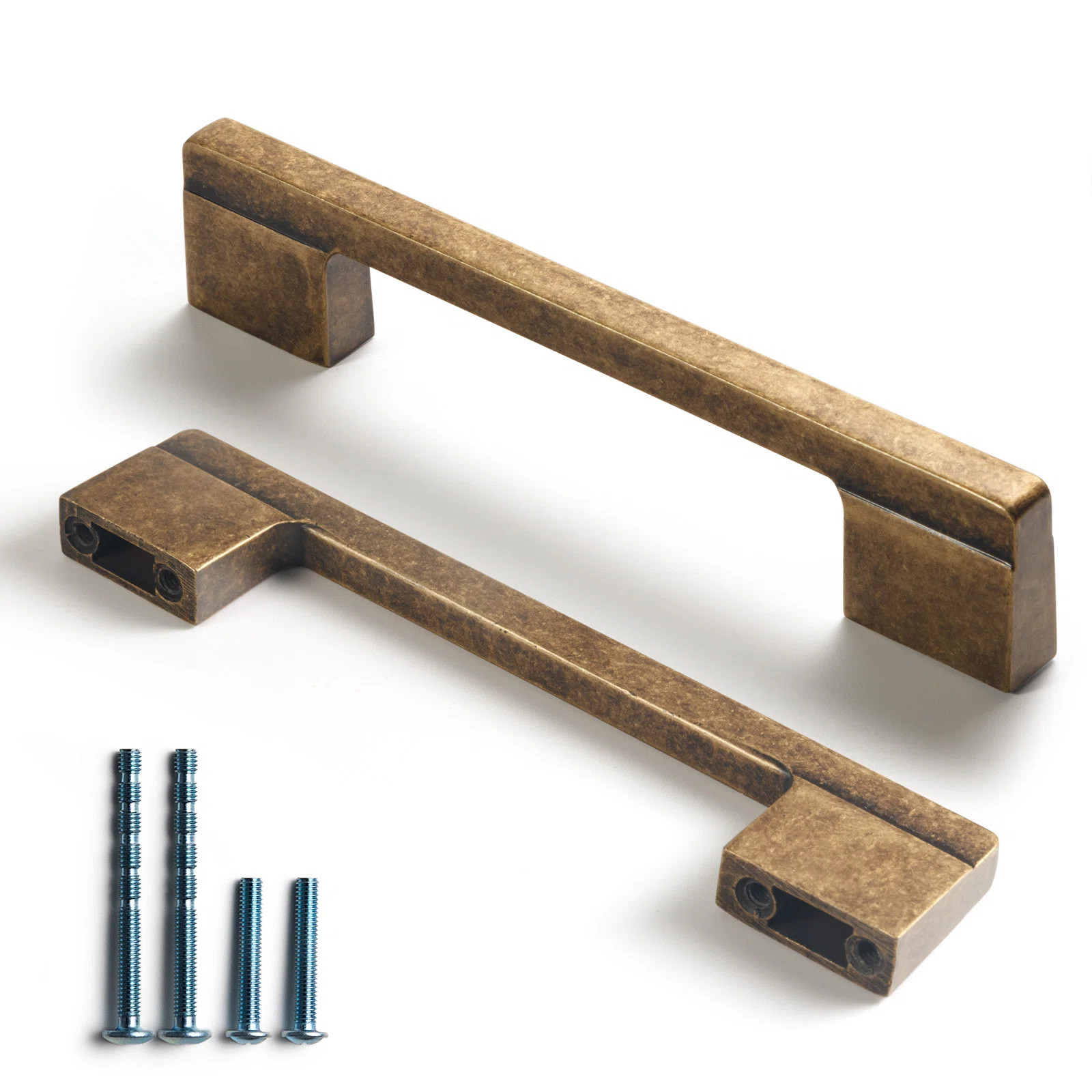 7 9/16"&6 5/16 Center to Center Dual Mount Bar Pull Multipack (Set of 6) | Wayfair North America