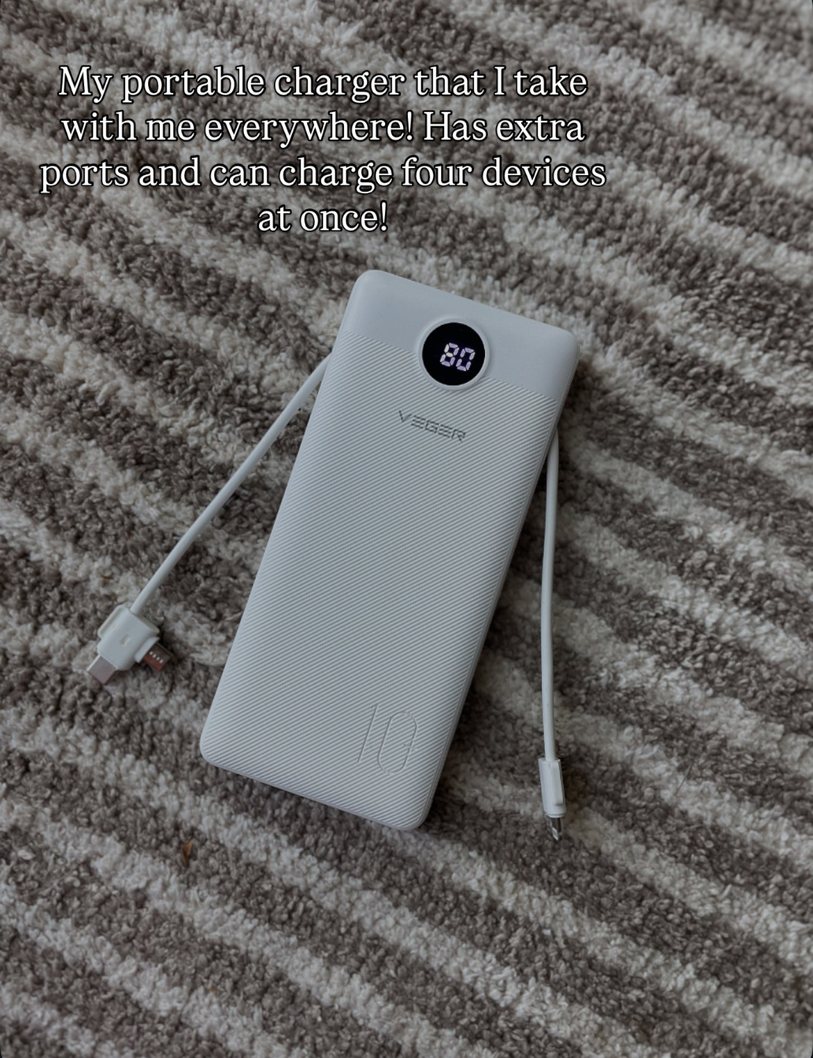 Charges up to 4 devices at once. I take this with me everywhere!!

#LTKSaleAlert #LTKFindsUnder50