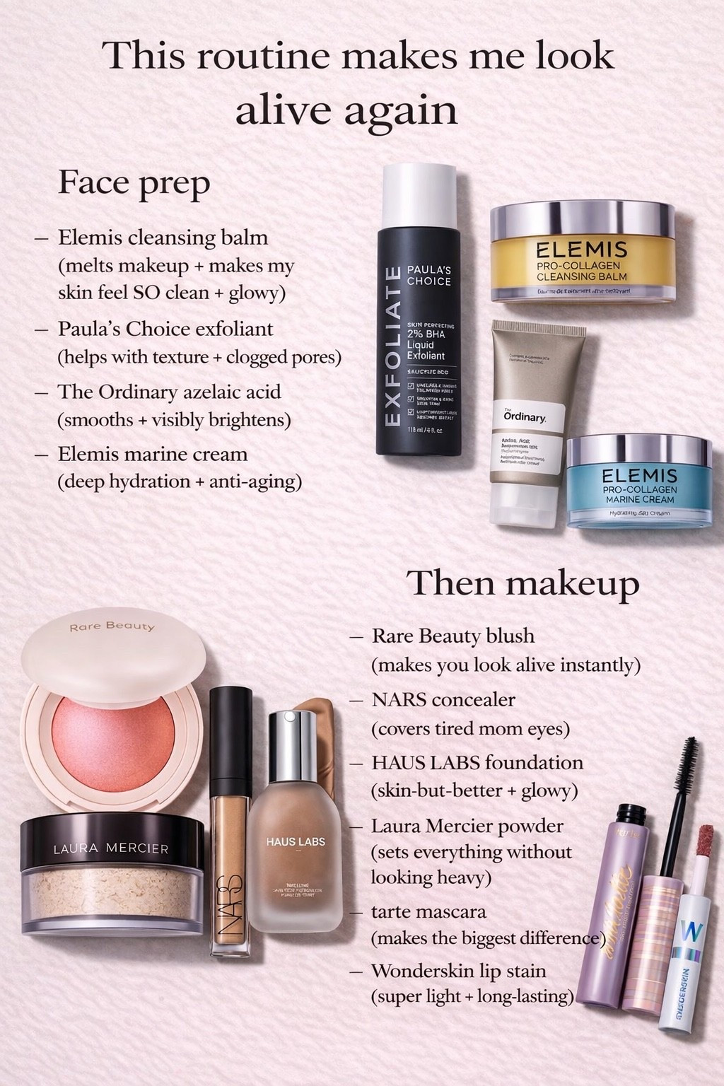 I don’t have time for a full glam anymore… but this routine makes me look alive again 🤍

As a mom of two, I need something FAST, simple, and actually works 🙌🏼
Skincare first → then a quick 5 min makeup routine and I’m out the door.

This combo = glowy skin + covers the tired eyes + makes me feel put together again 😭


#ltkbeauty #mommakeup #skincareroutine #everydaymakeup #momlifeunfiltered

#LTKmomlife #LTKselfcare #LTKBeauty