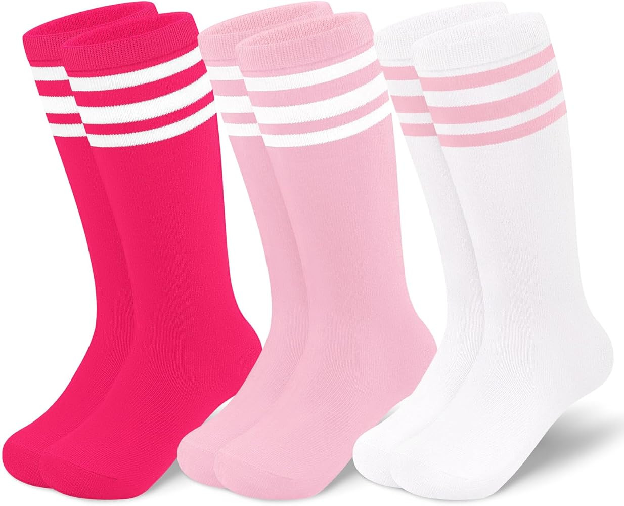 Toddler Soccer Socks Kids Soccer Socks Youth Soccer Socks Kids Baseball Socks Girls Softball Sock... | Amazon (US)