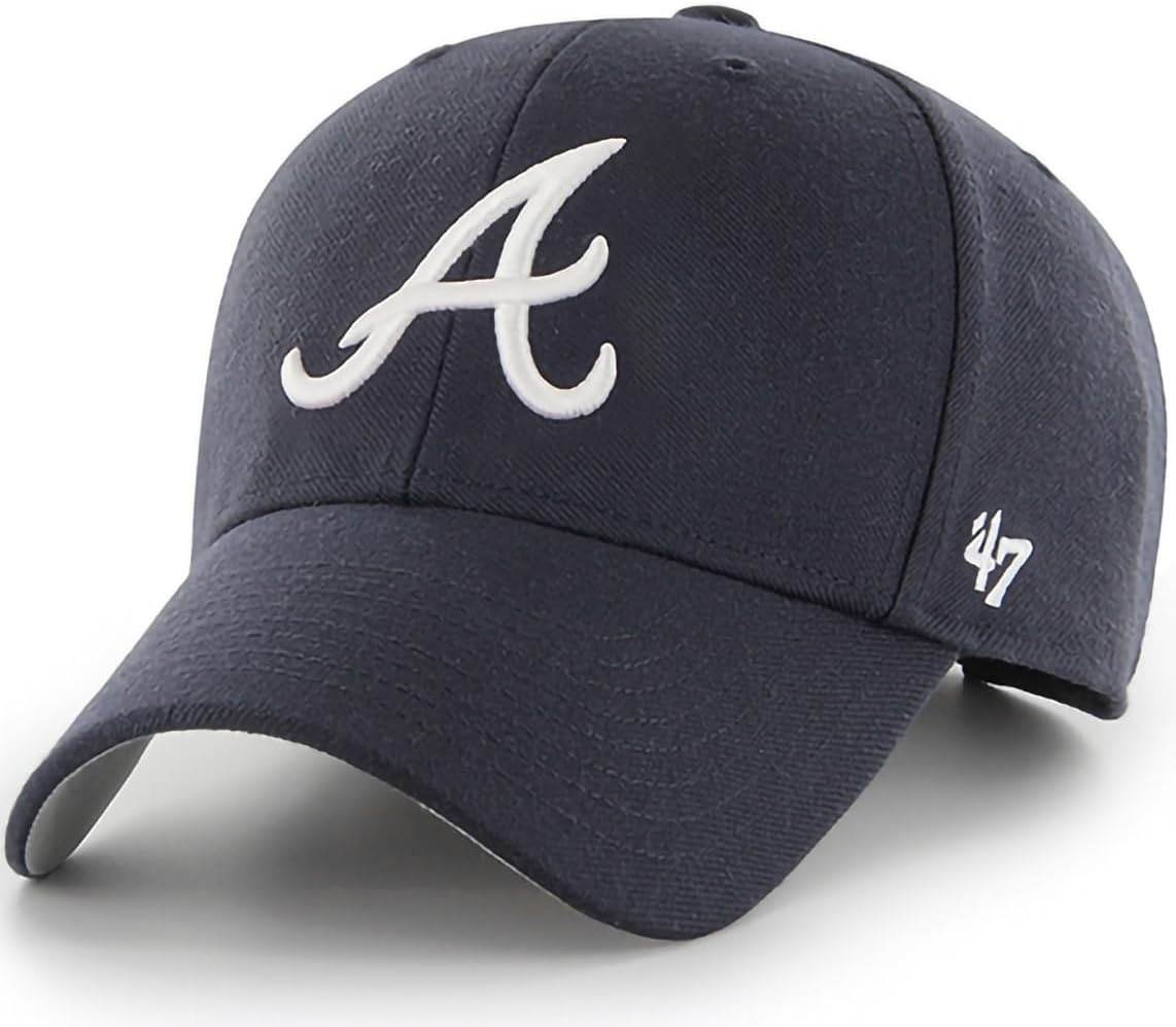 47 Brand MLB Team Color Primary Logo MVP Adjustable Structure Baseball Cap Hat, Adult | Amazon (US)