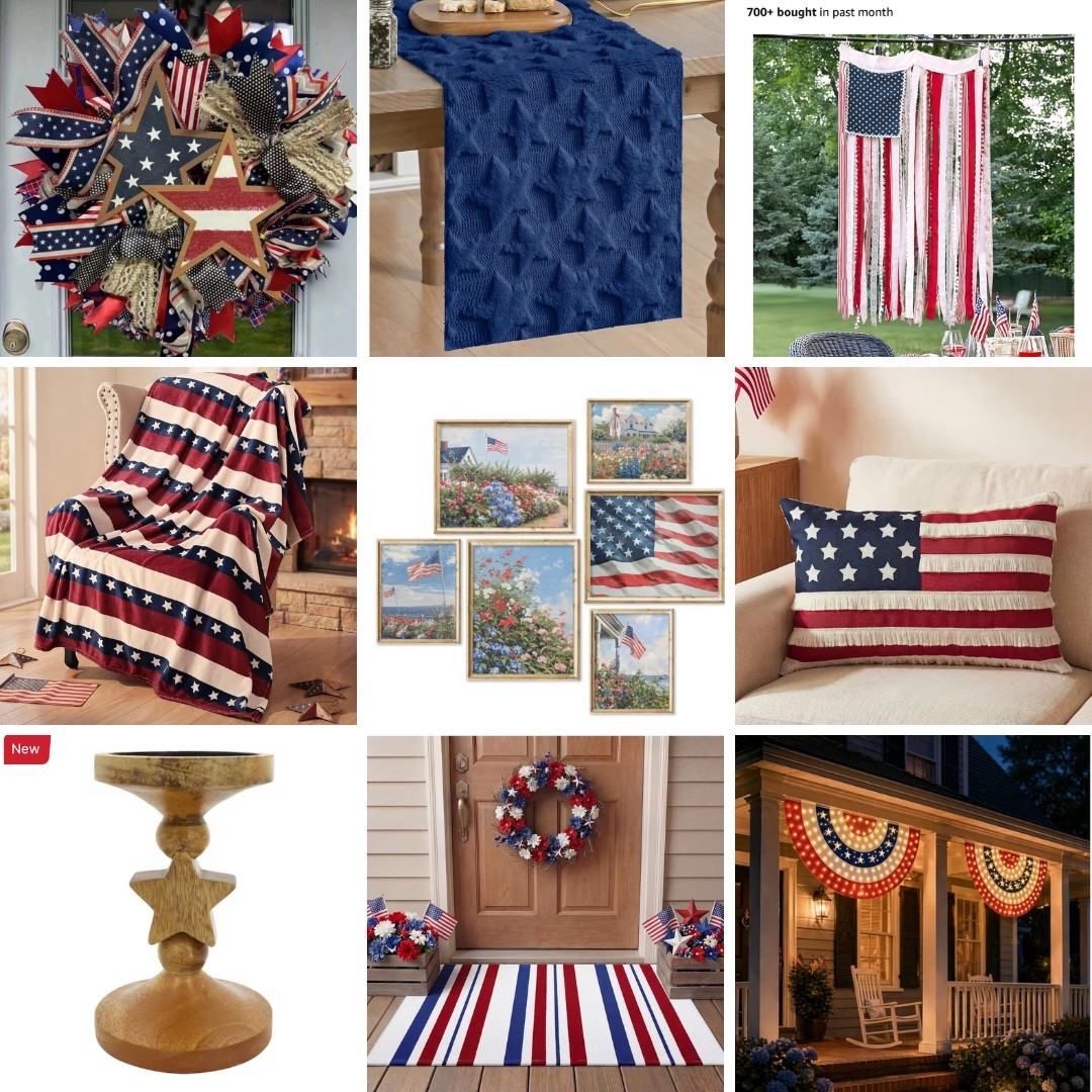Red, white & beautiful 🇺🇸✨ Give your home a festive refresh with these 4th of July favorites!

#4thofJuly #Patriotic #americana #fourthofJuly #usa