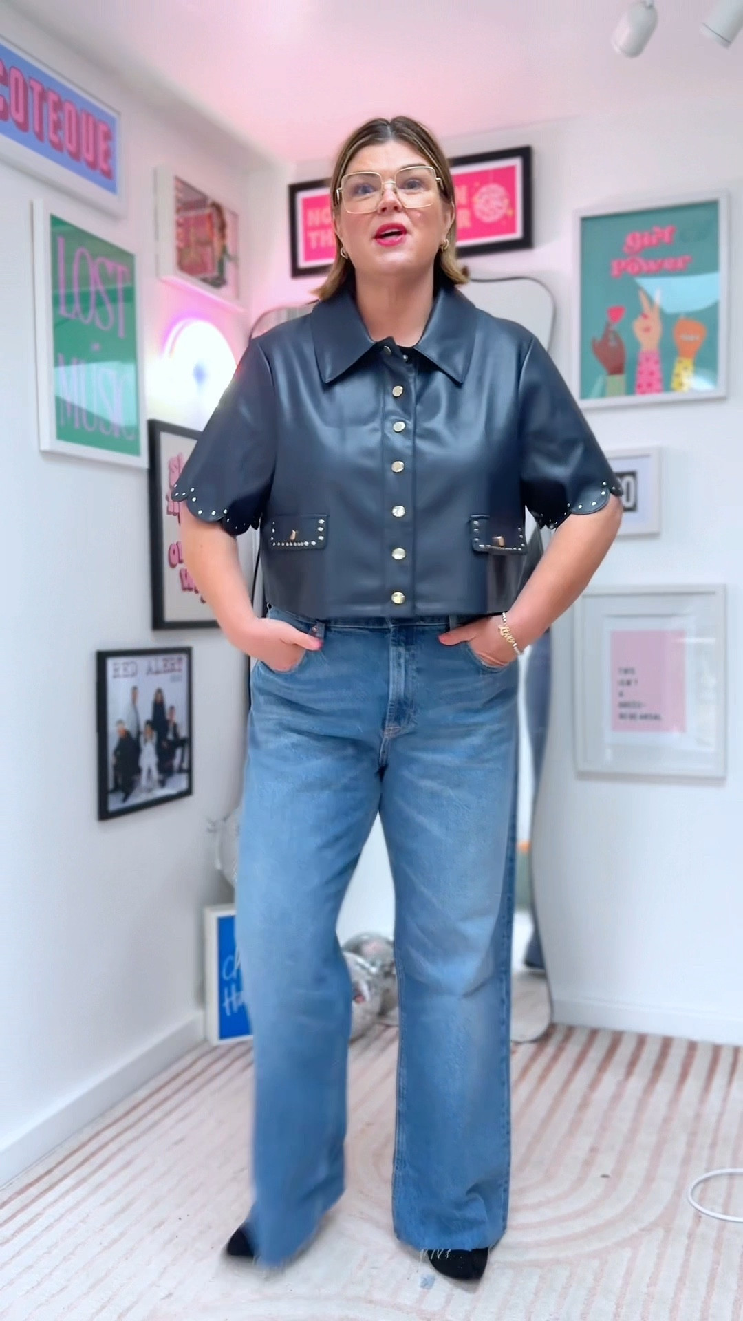 Faux Leather Top and a cracking pair of jeans with a raw hem


#LTKover50style #LTKcurves #LTKFashionMonth