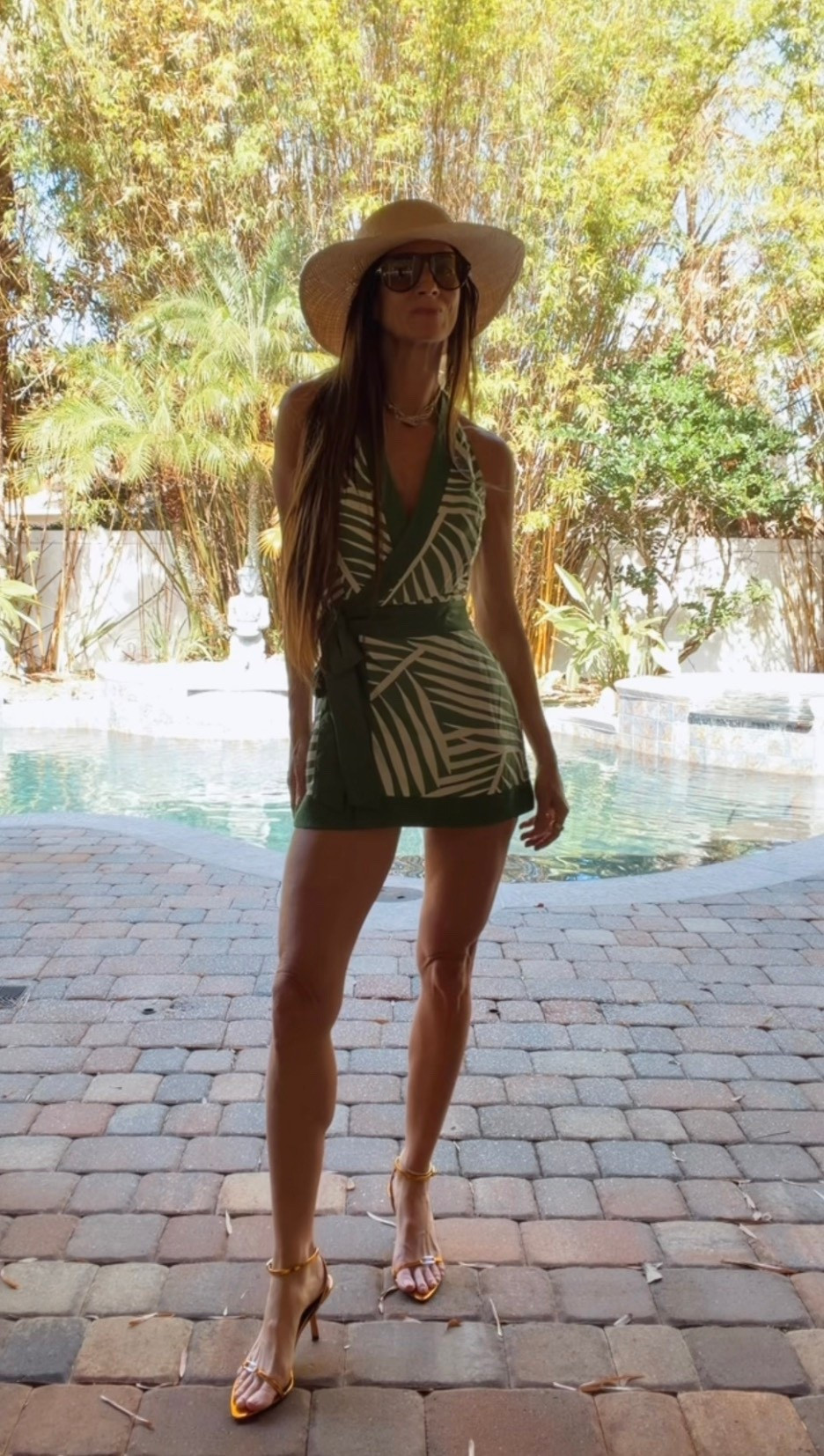 Spring just called… and she said “wear the romper.” 💚🌴

This VICI launch is so good and this little green palm print romper had me immediately sold. The fit? Snatched. The wrap detail? Flattering. The vibe? Vacation energy even if you’re just heading to brunch.

I styled it two ways:
✨ Chic + polished with gold heels and layered jewels
✨ Resort-ready with a straw hat + statement sunnies

It’s lightweight, easy, and one of those throw-on-and-go pieces that looks like you tried way harder than you did.

Use code NICOLECOLEE30 at checkout to save 💋

Wearing XS 

#NicoleColeeStyle #VICIDolls #SpringStyle #FloridaFashion #ResortChic




#LTKgrwm #LTKdayinmylife #LTKSpringSale