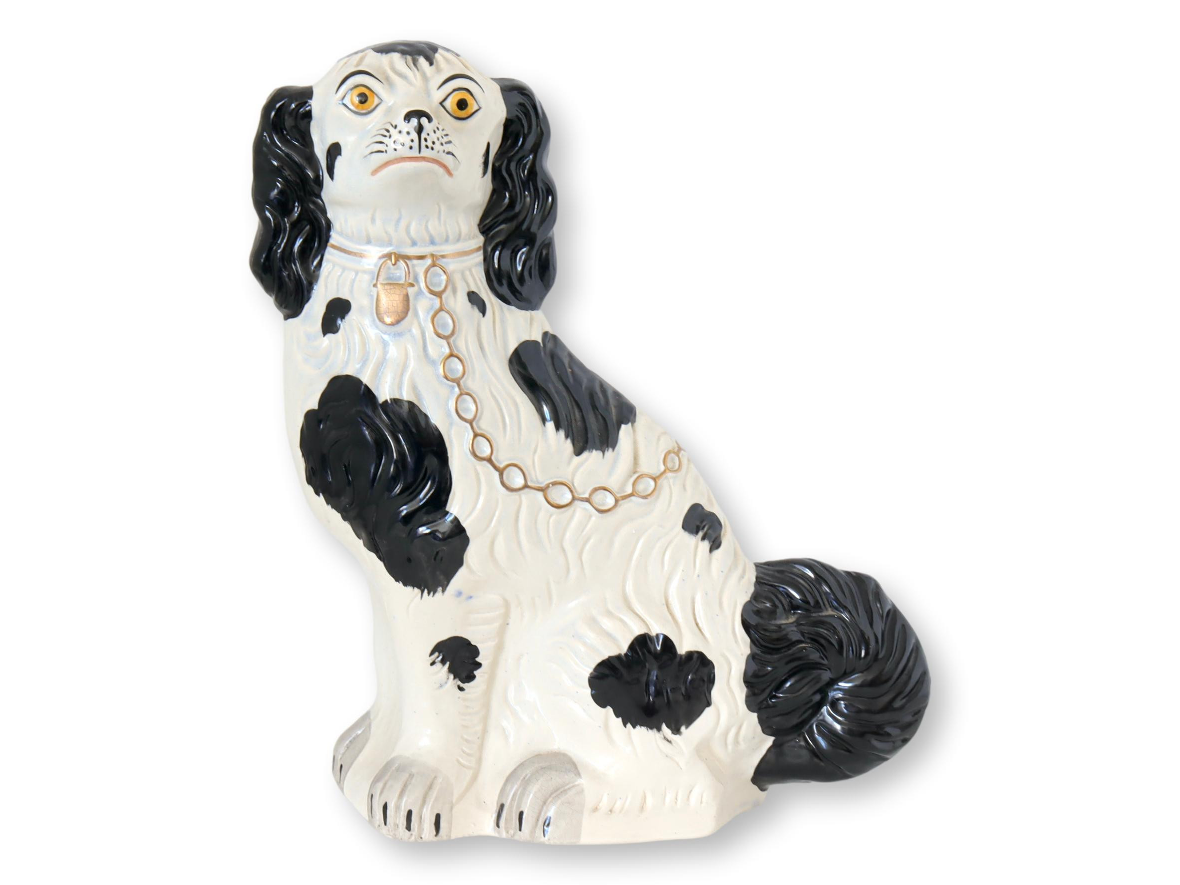 English Staffordshire King Charles Dog - Black | One Kings Lane